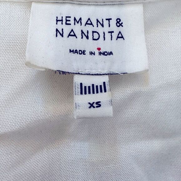 HEMANT & NANDITA Cleo Mini Dress in White XS. Pristine Condition. - Picture 6 of 6